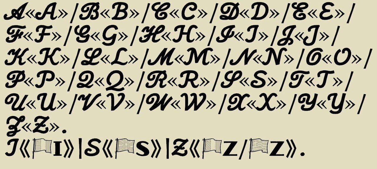 各文字体系の筆記体で重複する字母 Qvarie Note 各文字体系の筆記体で重複する字母 Qvarie Note