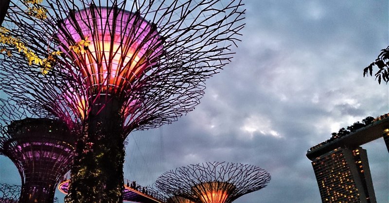 東南アジアの風景 (54) シンガポール｜近未来建築ガーデンズ・バイ・ザ・ベイ