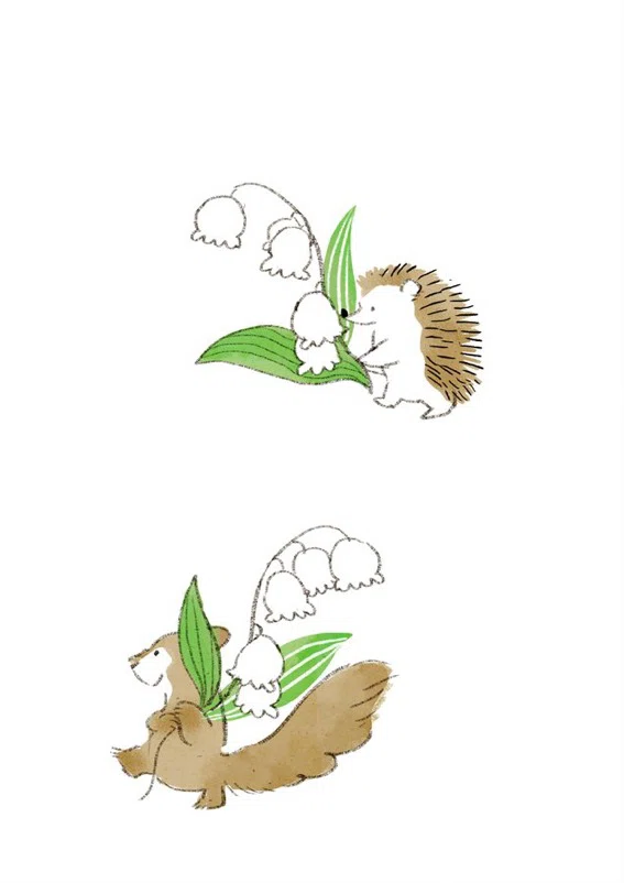 すずらん ももろ Illustrator 絵本 Note