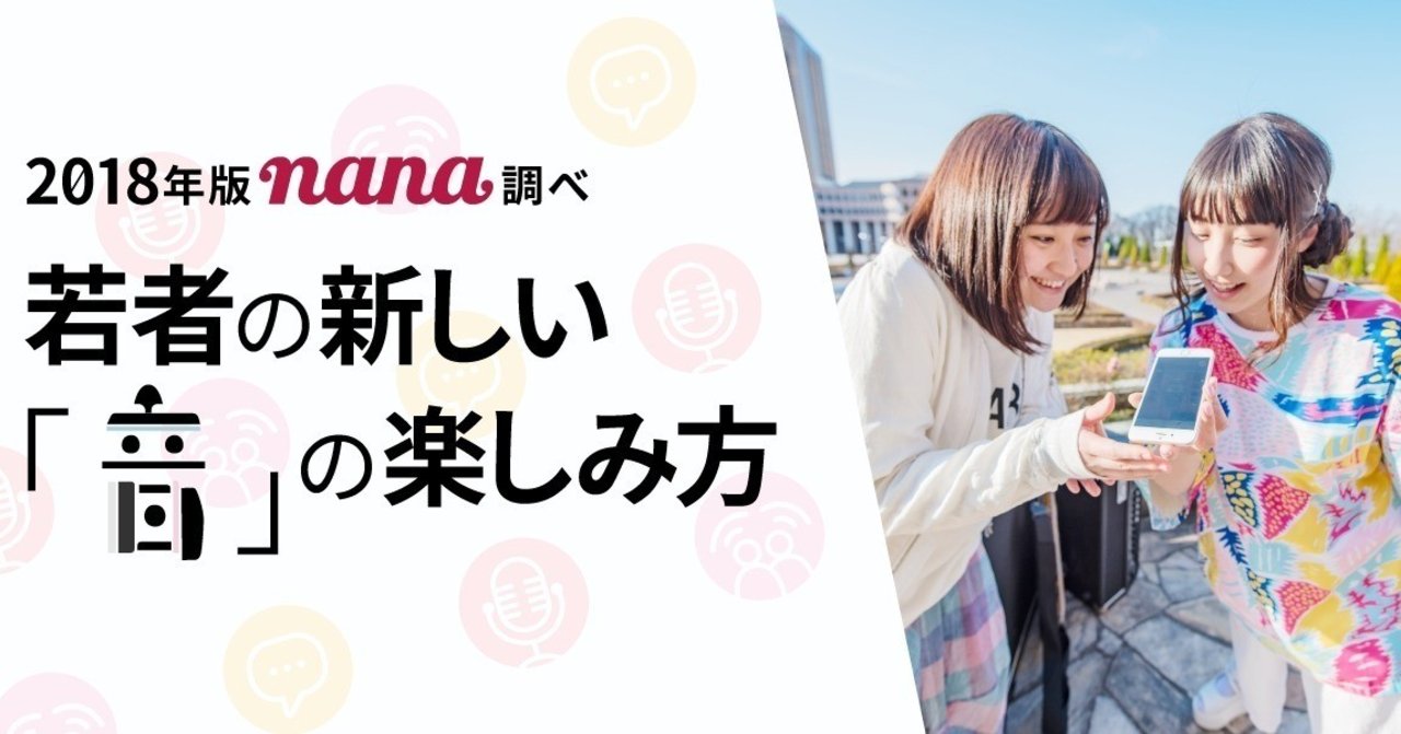 Nana ユーザーの半分以上が 歌 以外で遊んでいる Nanaな日常 Nana Box Note