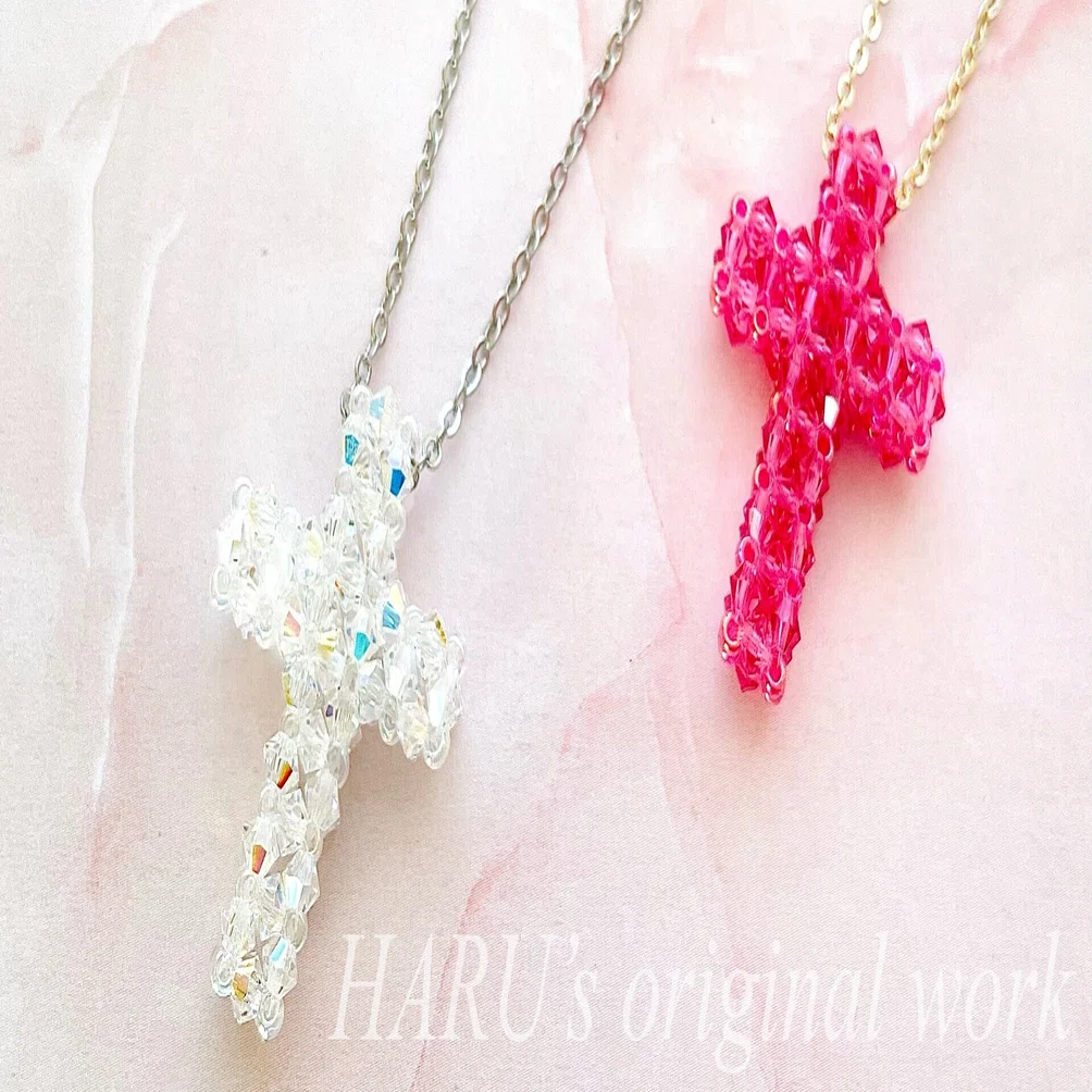 クロス 十字架 モチーフ中級編 ビーズドールharu Note