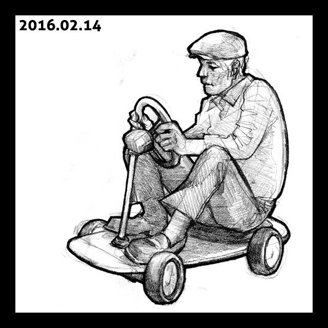 昔の作品 変なカート Little Macho 男メガネ Note 昔の作品 変なカート Little Macho 男メガネ Note