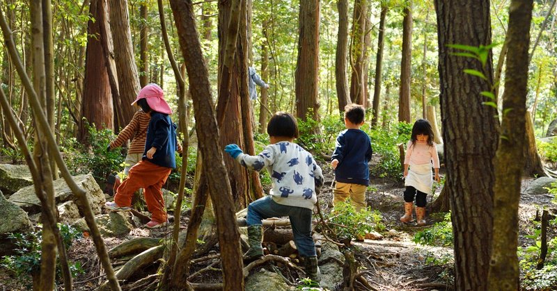 森の中の子どもたち ～森や里山、海、公園など自然の中で保育をする「森のようちえん」。三重県菰野町の「森の風こども園」でその魅力を探った。