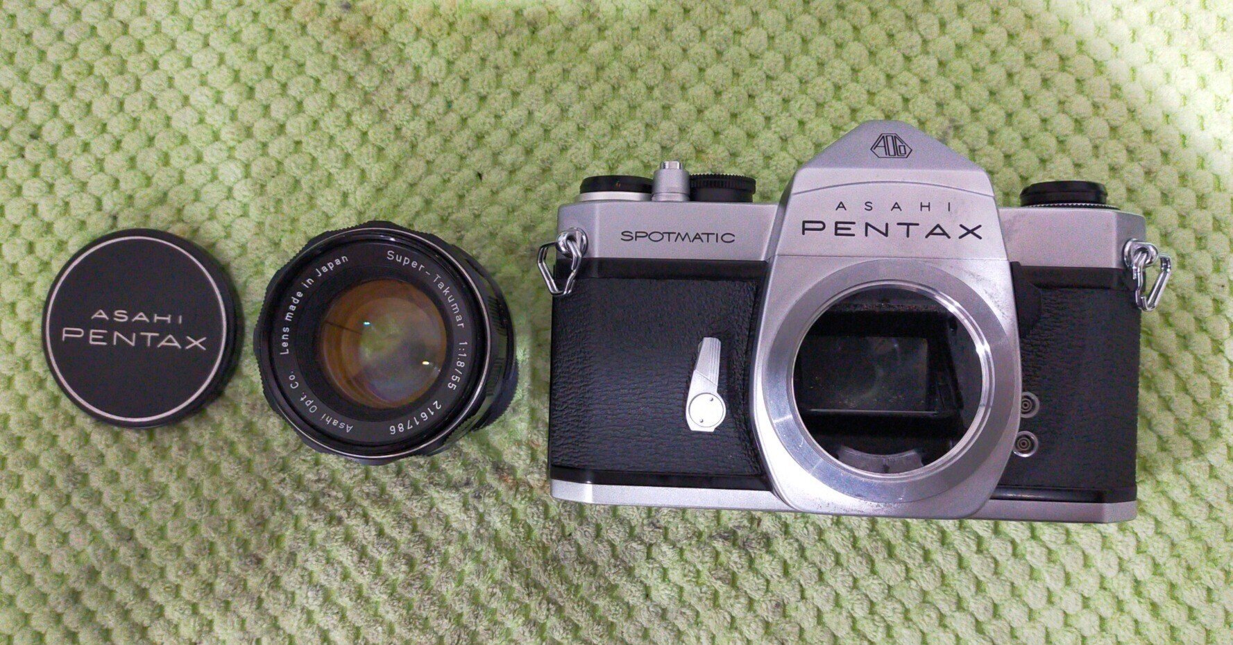 品質一番の 完動品 即撮影可能 フィルムカメラ Pentax SPF f/1.8 K726