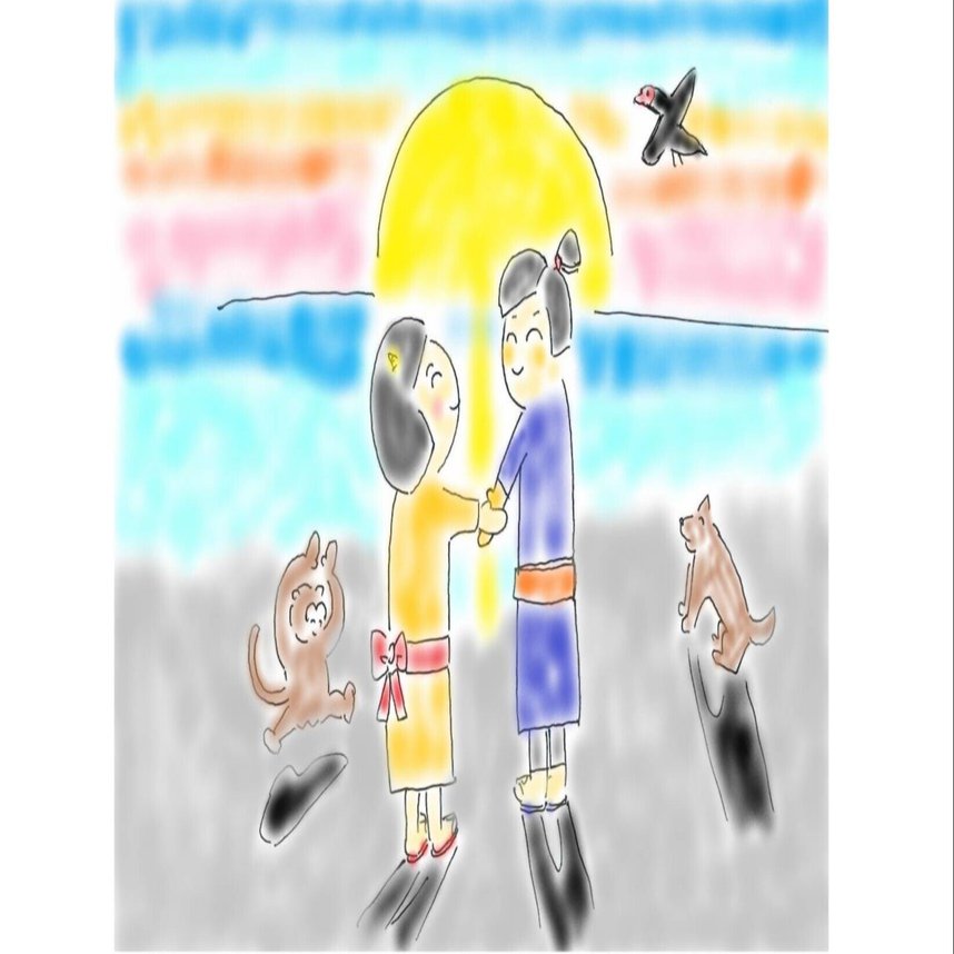 横山黎さんの新作 桃太郎 イラストを描いてみました 大谷八千代 Note