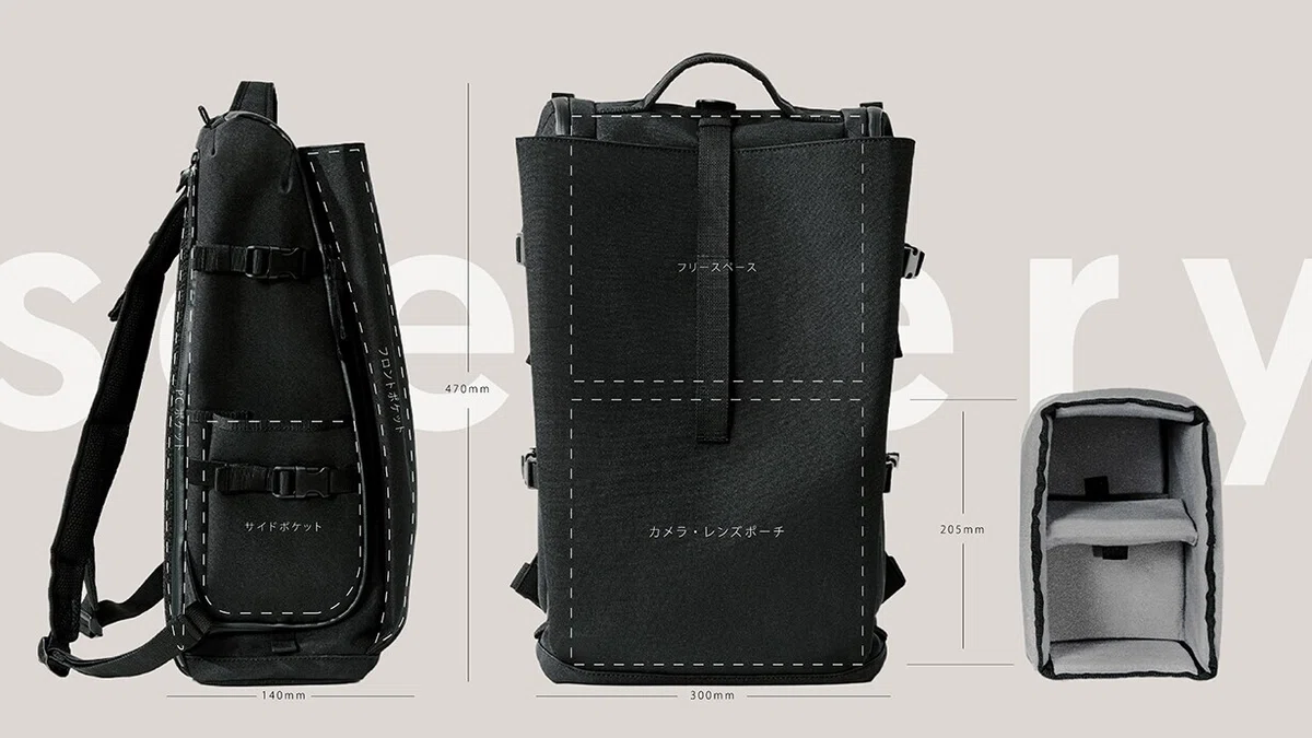 camera backpack」 by scenery ユーザーガイド｜scenery