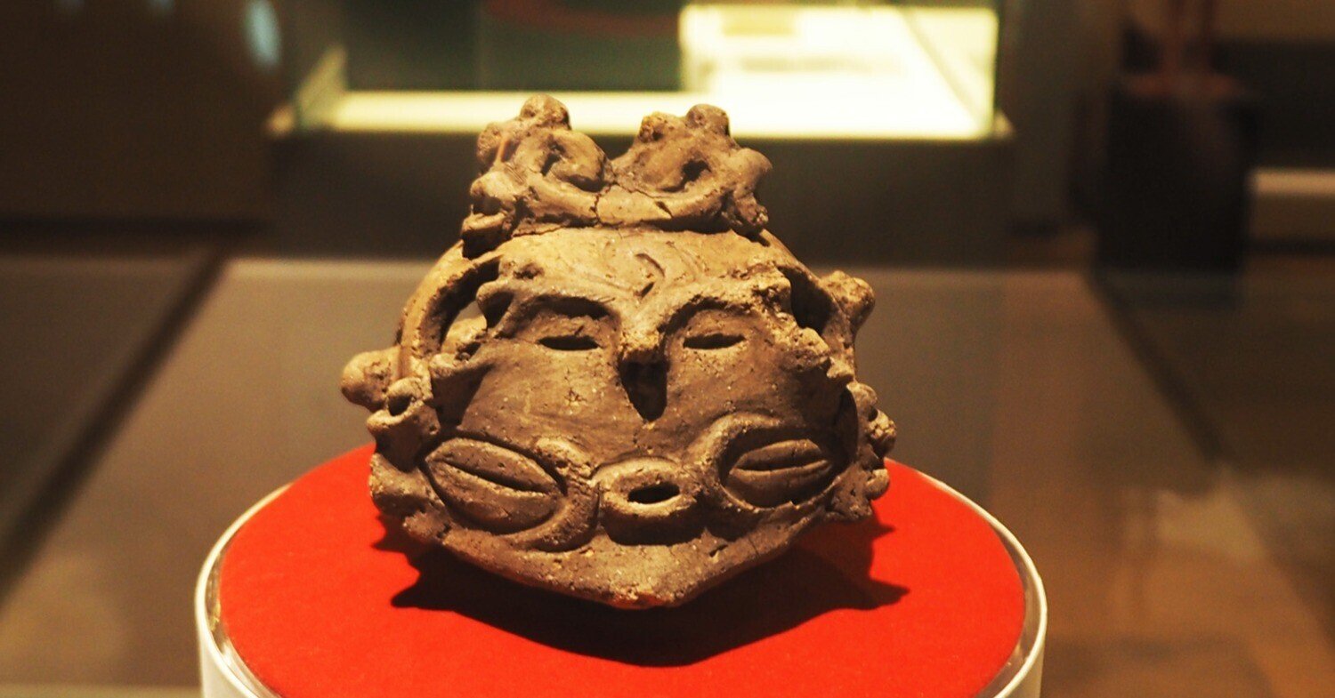 人面付土版:長野縣出土-