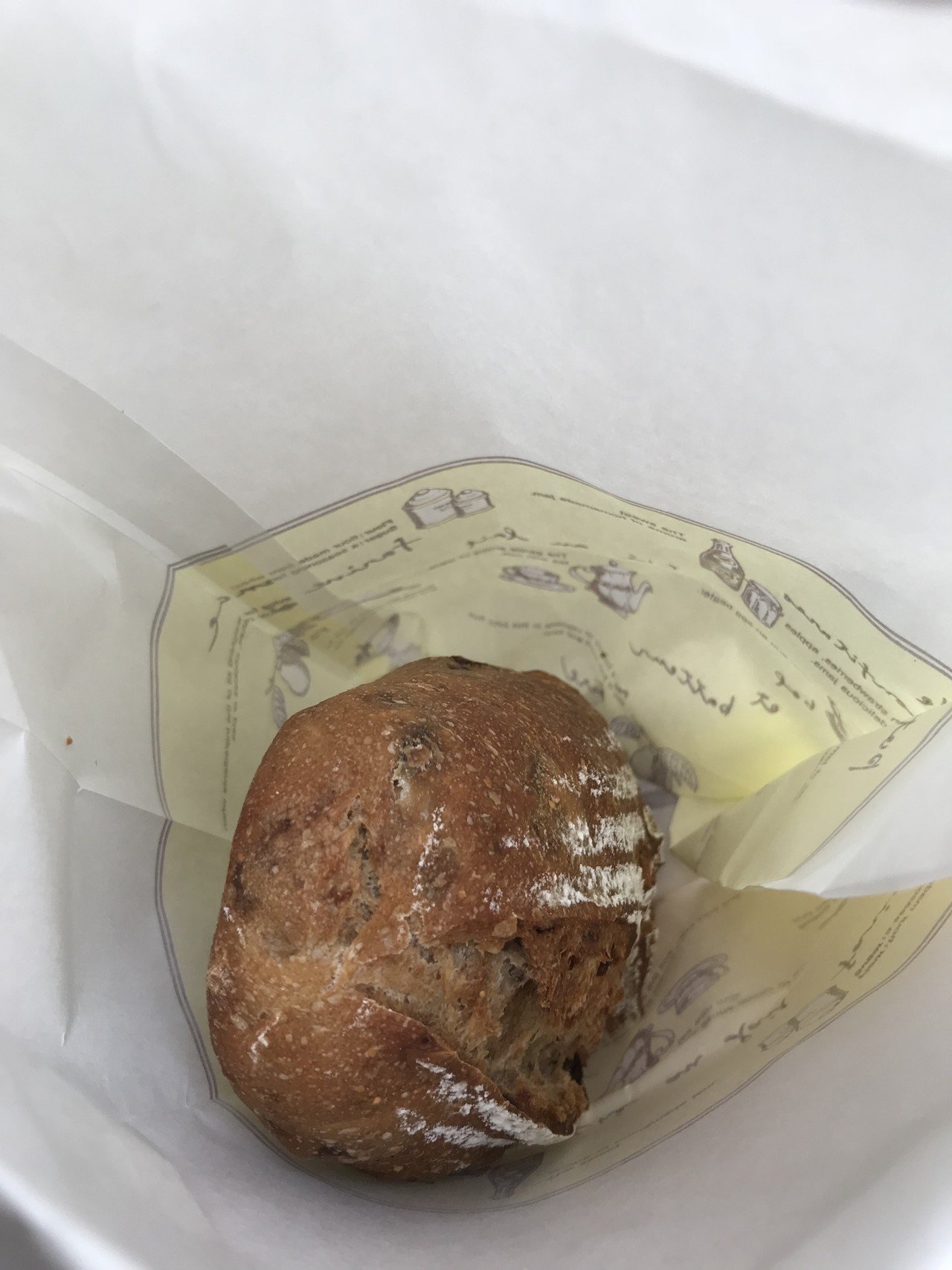 焼きたてのパンは 切ってくれないらしい なぜ って聞くのは野暮 な気がした おやつを諦められないわたしは 大きめのカンパーニュにそのままかぶりつく 春日の住宅街にある公園にて ハトとスズメとアリと一緒に Lavanda Note