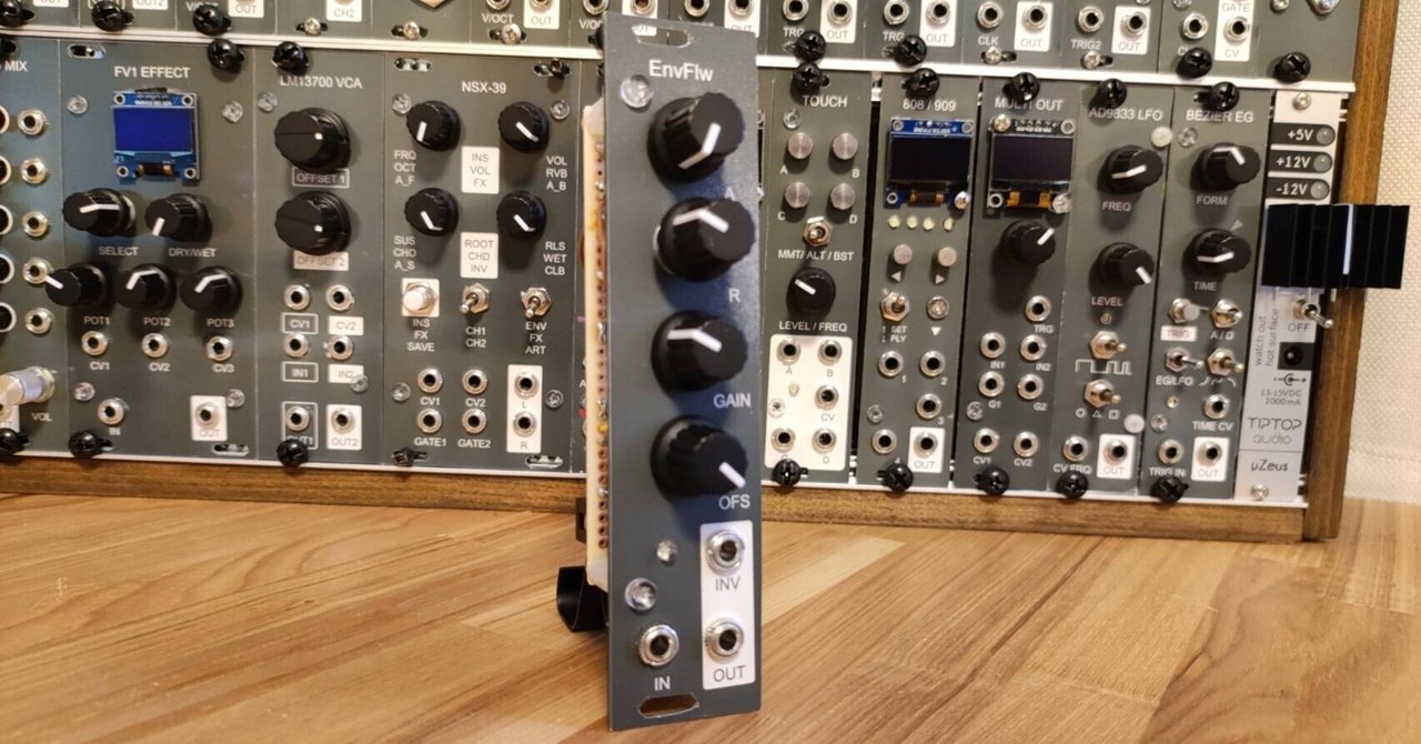 $4 Envelope Follower module-DIY Eurorack Modular Synthesizer|HAGIWO/ハギヲ