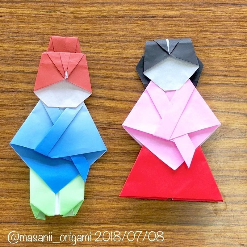 七夕折り紙 織姫 彦星 と 最近の講座の話 まさにぃ Note