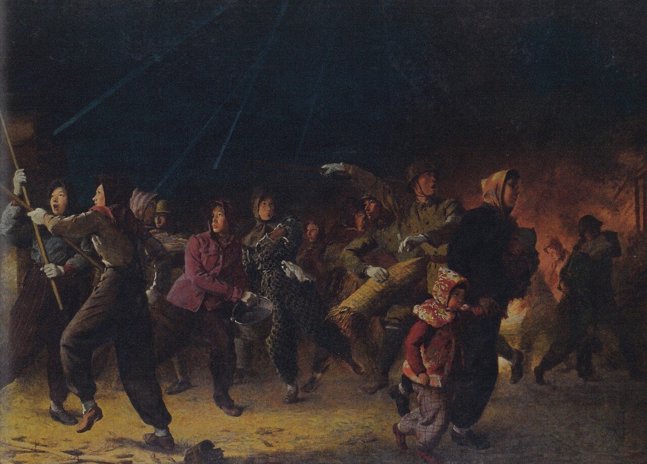 鈴木誠『皇土防衛の軍民防空陣』・授業編～戦争画よ！教室でよみがえれ