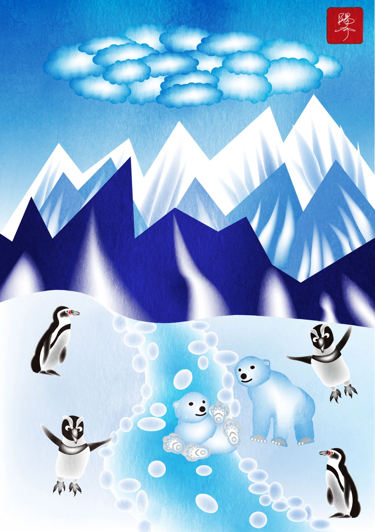 冬の風景 Oekaki6643 Note