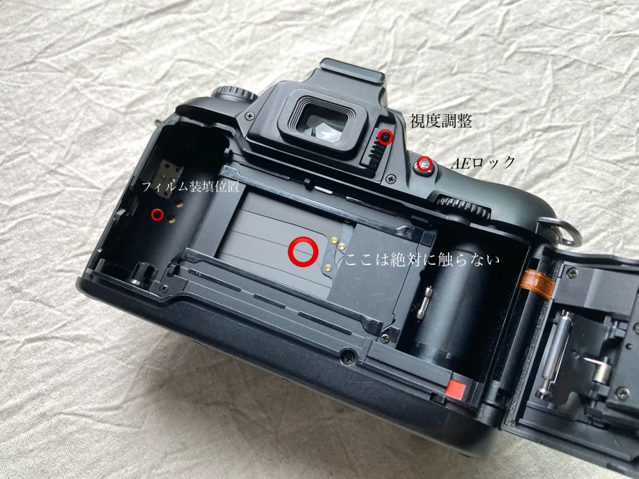 フィルムカメラ Nikon U2 赤城耕一：第53回 シルバーというよりも鉄色みたいな感じ。 見た目が