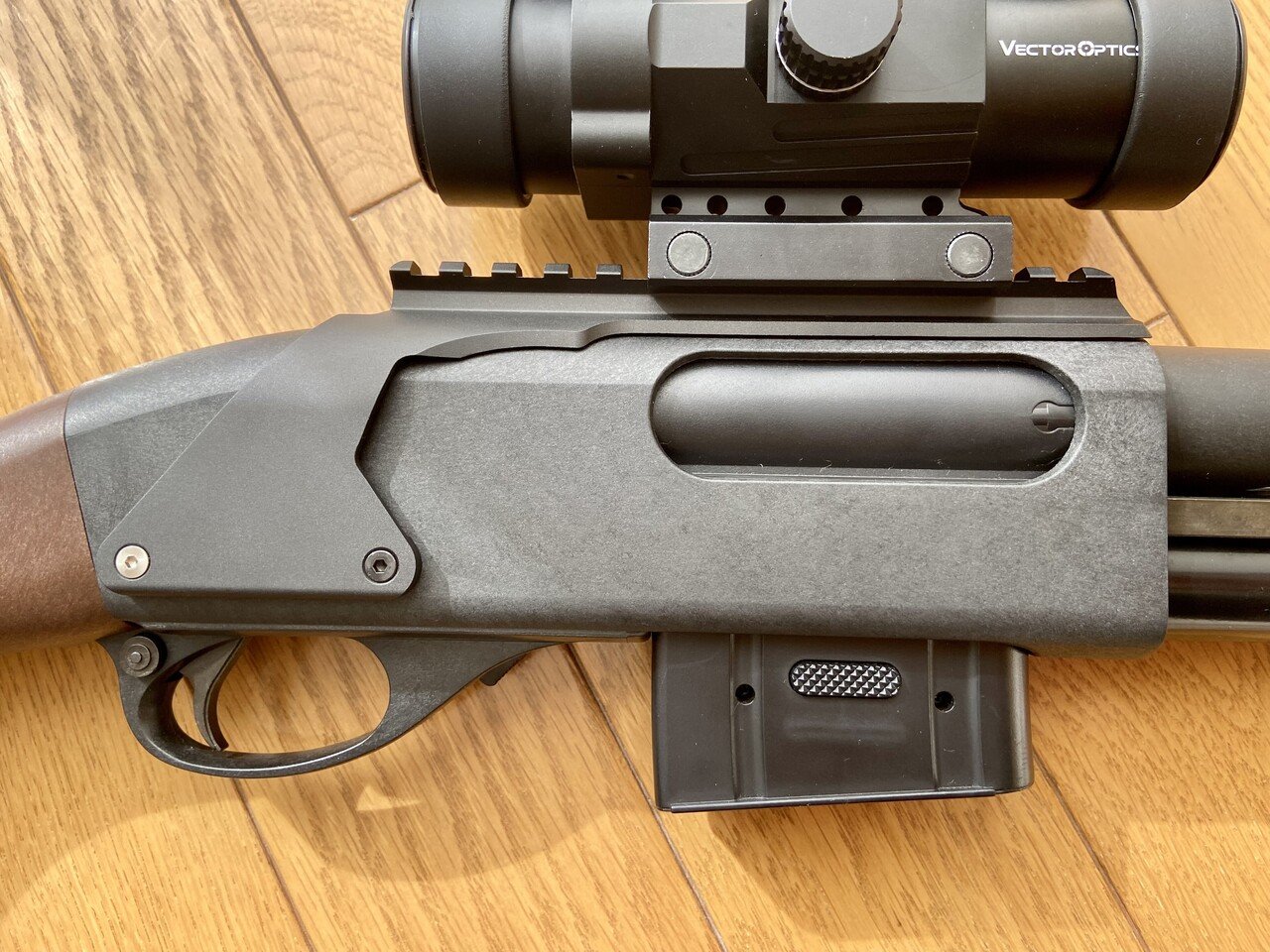 レミントン870 スコープマウント 散弾銃 狩猟 vector製 12番用