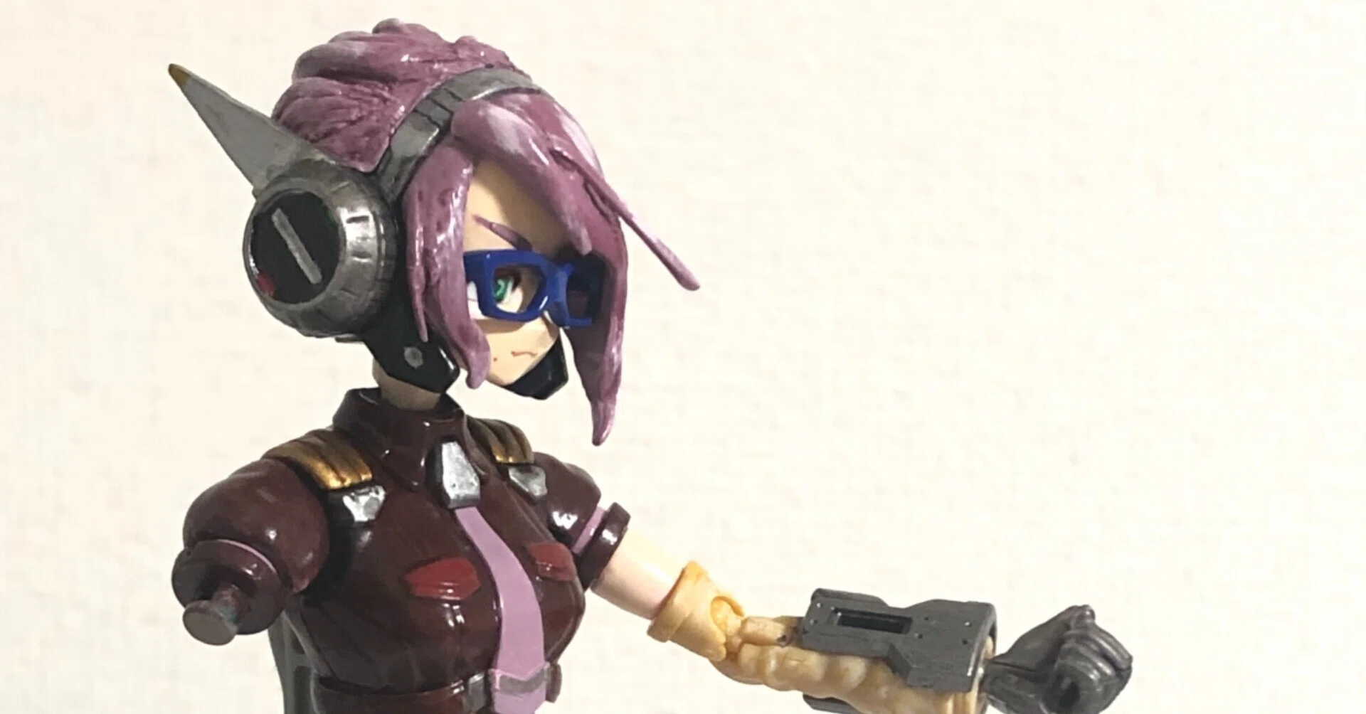 ミキシング完成品、ブラックミネルバ、ガールガンレディ、プラモデル塗装改造品。 ミキシング完成品、ブラックミネルバ、ガールガンレディ、プラモデル