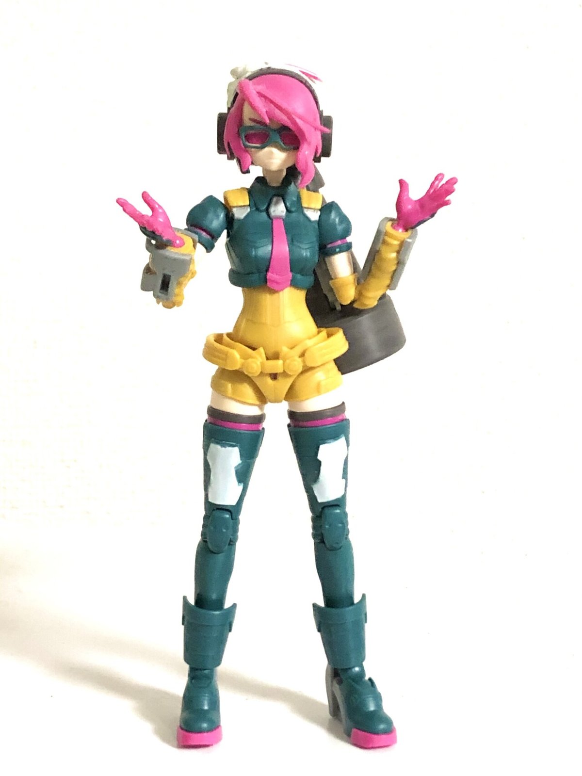ミキシング完成品、ブラックミネルバ、ガールガンレディ、プラモデル塗装改造品。 ミキシング完成品、ブラックミネルバ、ガールガンレディ