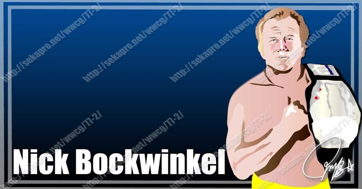【UACCRD】ニックボックウィンクル直筆サイン■プロレスラー/元AWA王者● ニックボック・ウィンクル直筆サイン入り写真□名プロレスラー