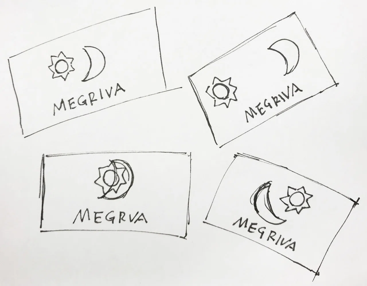 レストランMegrivaのロゴ / インタラクションをデザインするということ