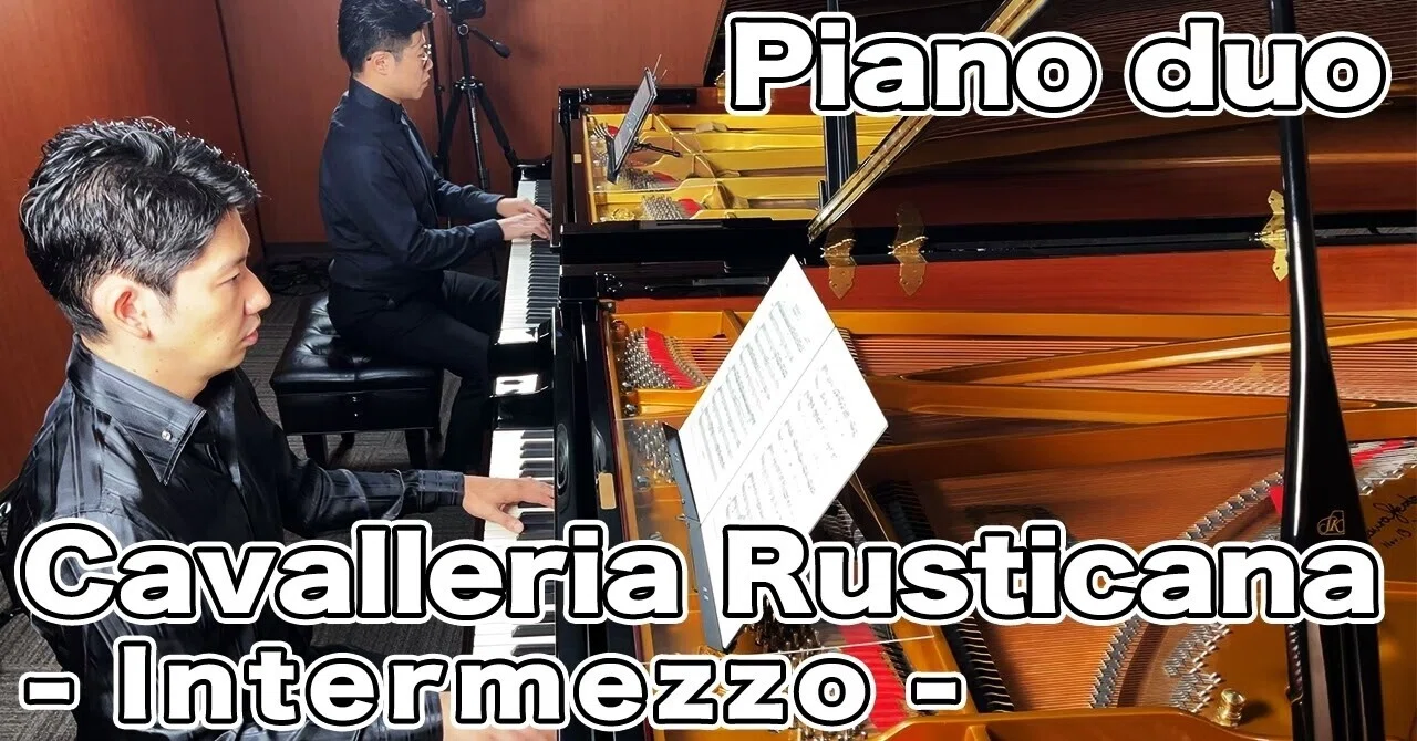 Cavalleria Rusticana 'Intermezzo' - Two-Piano Performance｜JAN-BARI-PIANO