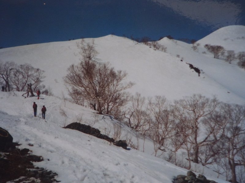 1989年八方尾根より唐松岳