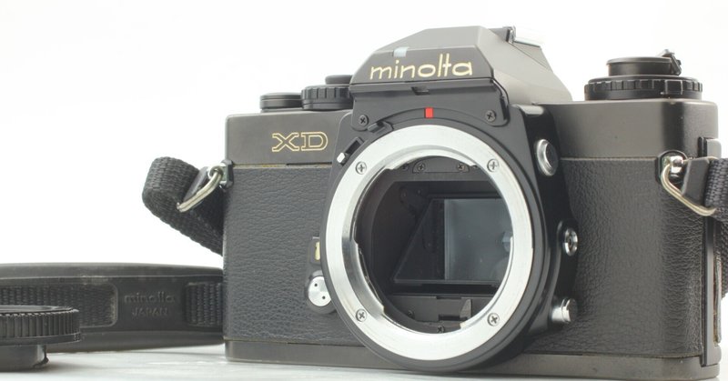 minolta XD ブラック 35mm フィルム 一眼レフ カメラ 動作確認済