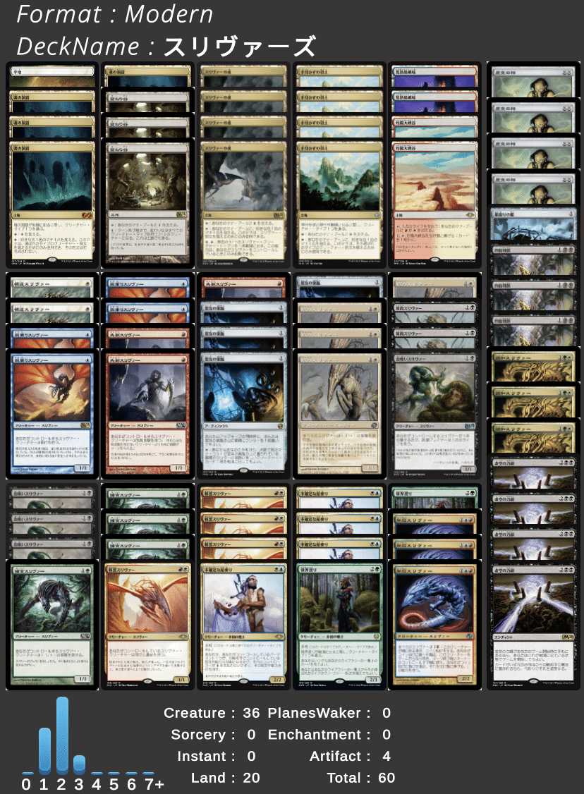 MTG スリヴァーデッキパーツ モダン 入門解説】スリヴァーズ|もぎとりスリヴァー