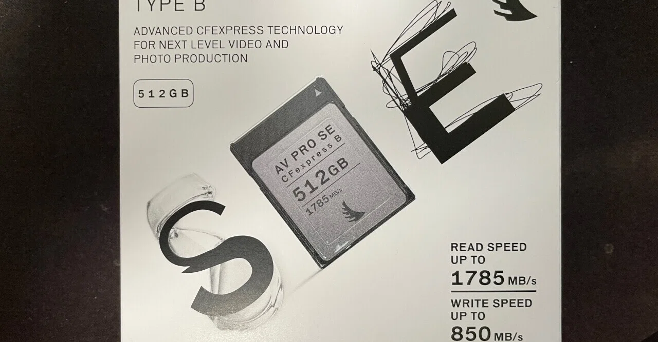 Angelbird AV PRO CFexpress SE 512GB Type Bが届いたよ。｜BRP-image