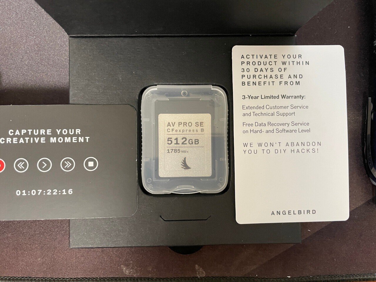 Angelbird AV PRO CFexpress SE 512GB Type Bが届いたよ。｜BRP-image