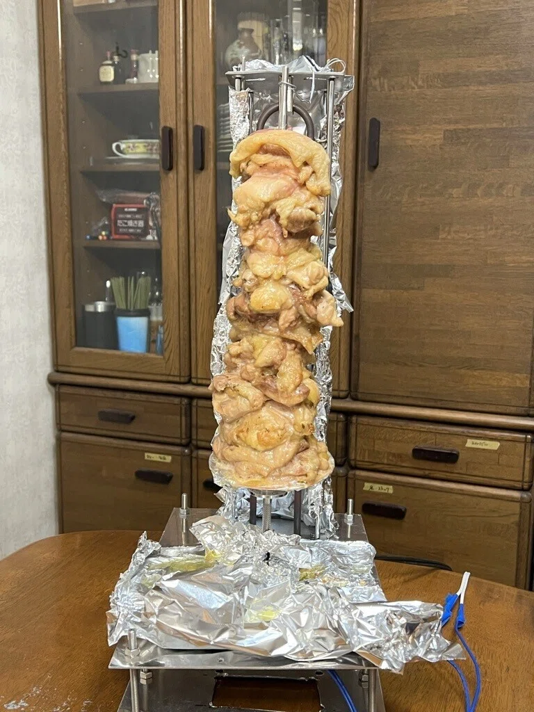 自分で作るドネルケバブ機〜全体像〜｜jama
