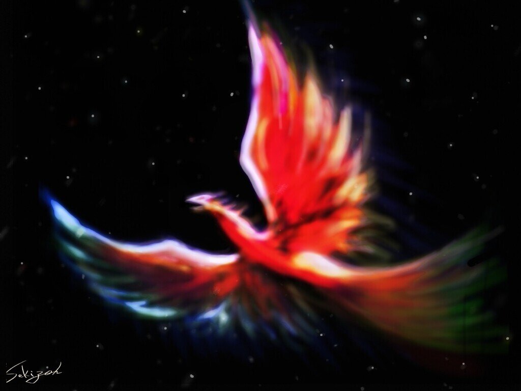 フェニックス(不死鳥)』デジタルイラスト｜せきぞう、