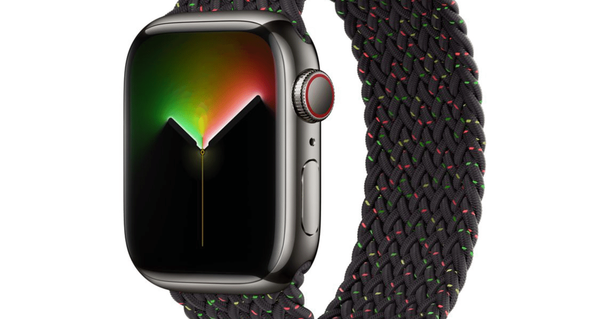 Apple Watch - アップルウォッチ　ブレイデッドソロループ　Black Unity サイズ6 Amazon.co.jp: Apple Watch バンド ブレイデッドソロループ 編組