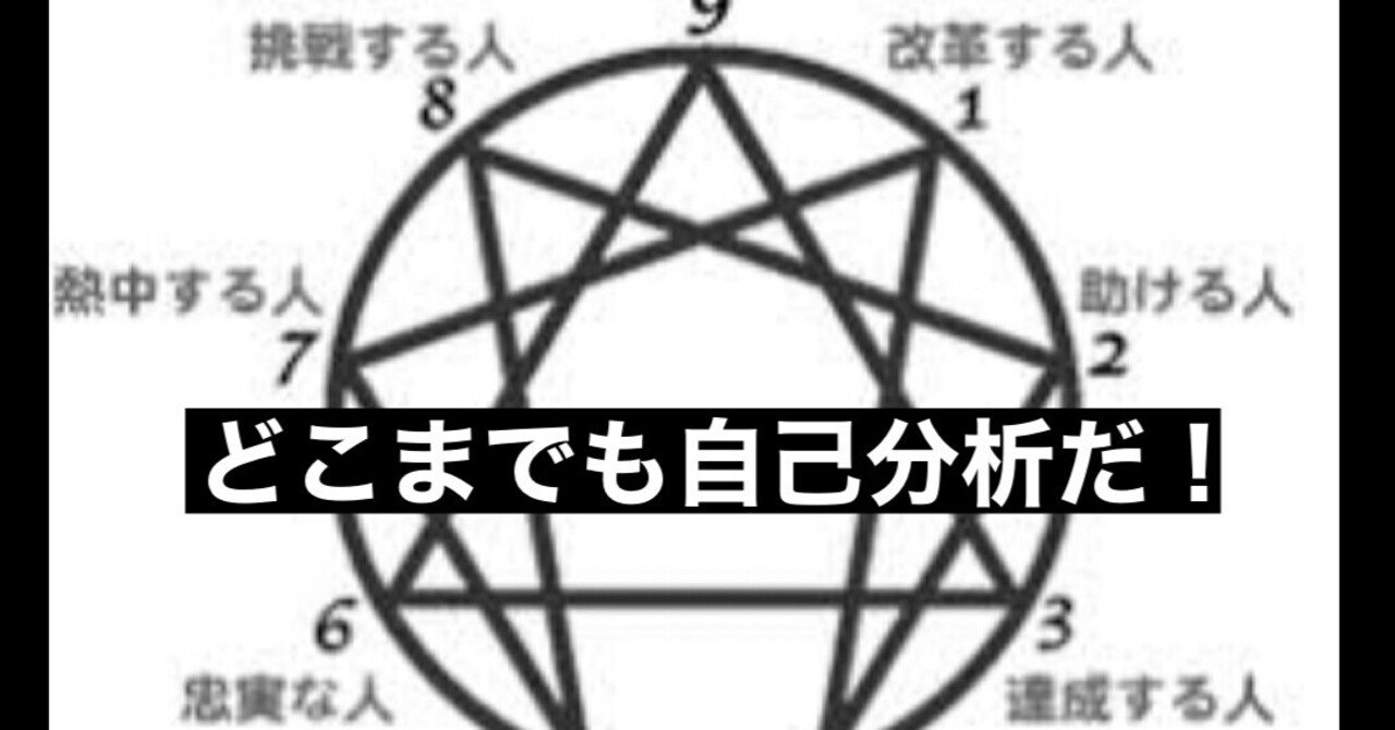 エニアグラム診断〜自分を的確に知ることに勝る効果的な人生の攻略法はない〜｜暇士ひであき(hide)/ただただ生きる