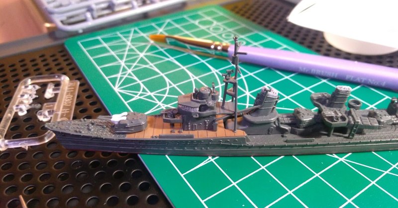 艦船模型「1/700 初霜」を作る・Ⅳ「増設機銃のヤマアラシ」