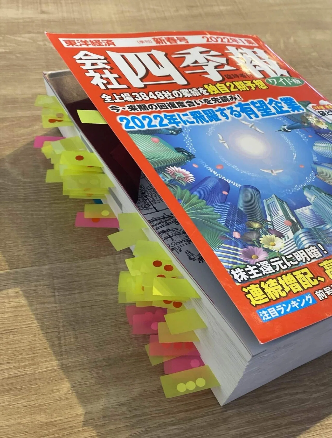 基準を決めて会社四季報をふせんチェック！｜山本式カードコーチングの 