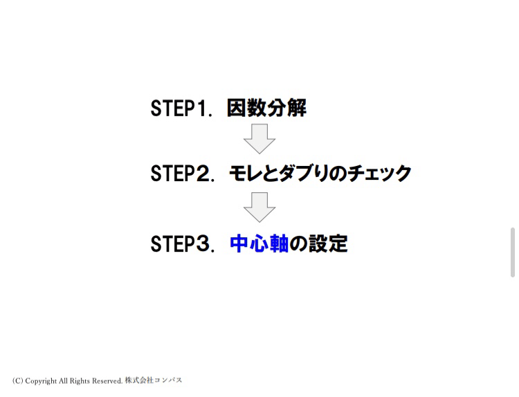 ３ステップ