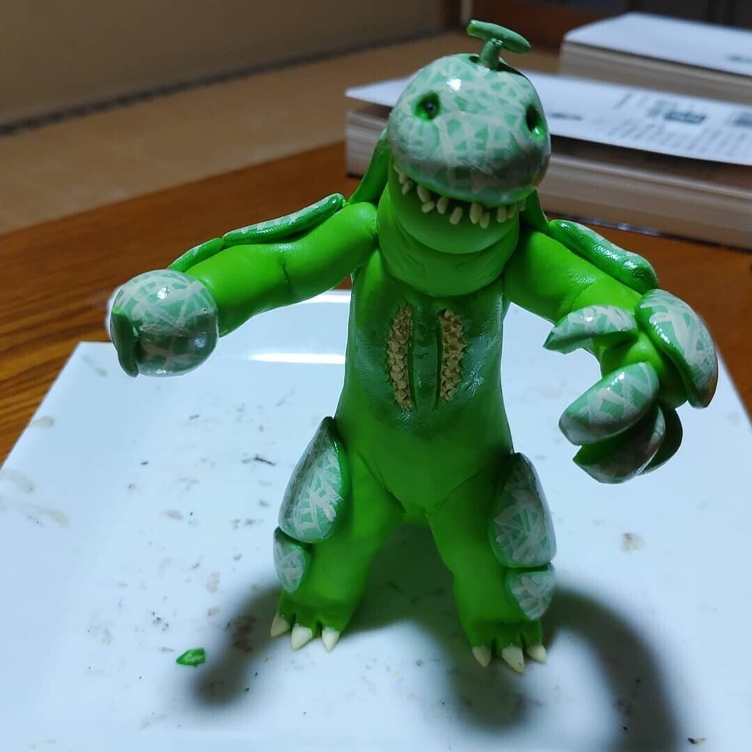 甜瓜怪獣 メロリンガ(鉾田市)｜いばらき怪獣図鑑