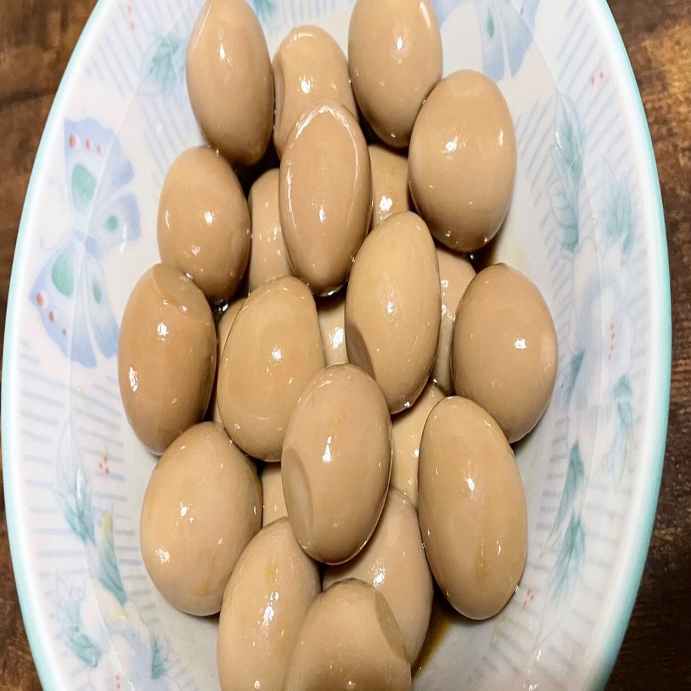 DoubleTroubleを見て、うずらの煮卵を作ってみた🐥｜ももち（さくらも