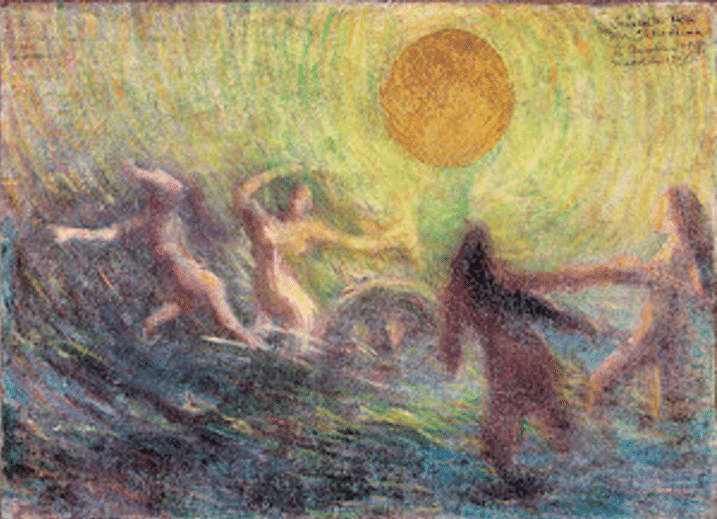 ワタクシ流☆絵解き館その109 青木繁「海の幸」⑳太陽神信仰への共感と