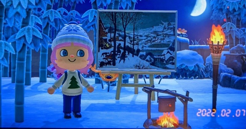 【どうぶつの森】#91 冬こそ見るべき絵画とは？