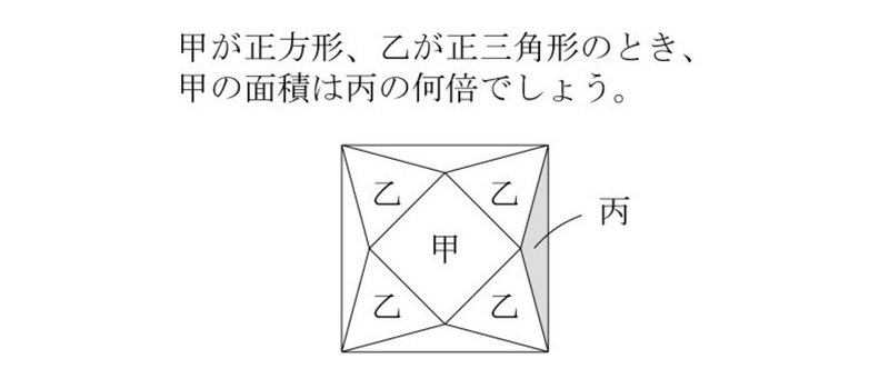 正方形と正三角形（その1）