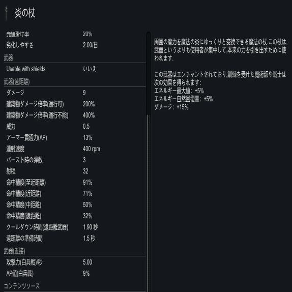 Rim World Rimworld Of Magicやろうぜ 武器紹介 Mod紹介 松本昴 Note