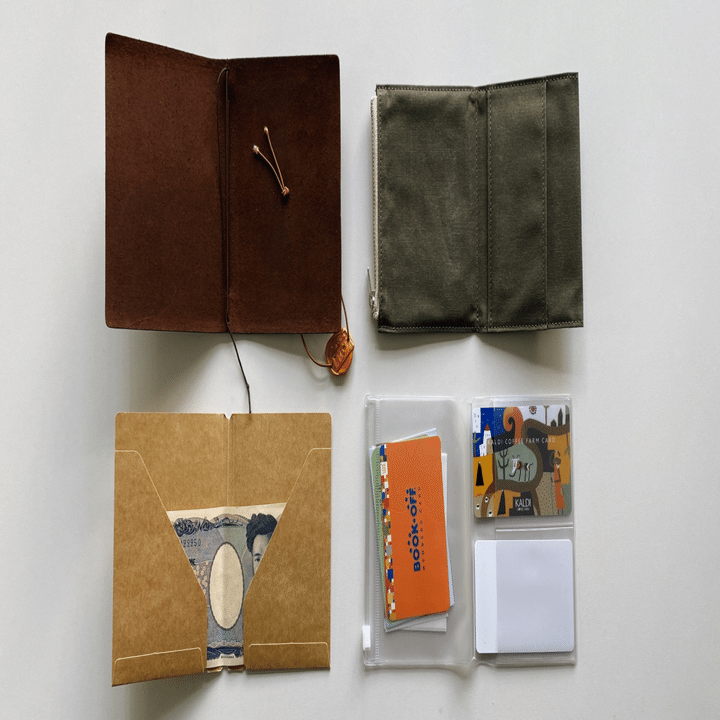 トラベラーズノートパスポートサイズを財布化させて1ヶ月以上使って