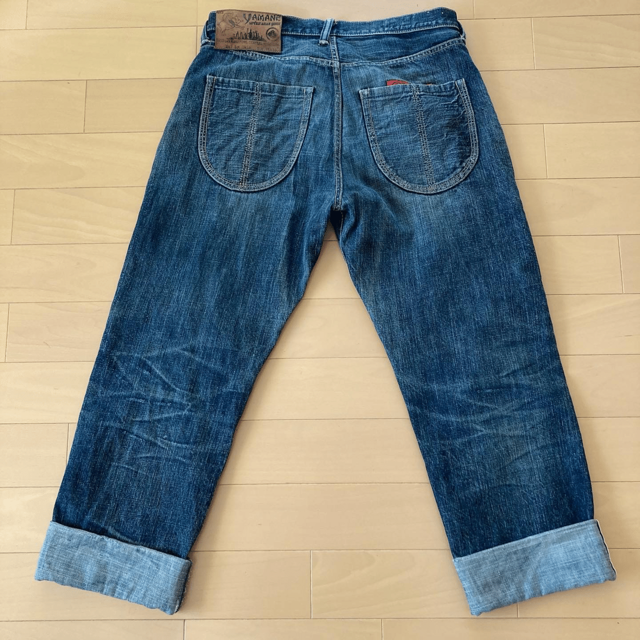 エブィス 山根 デニム evisu yamane 33×34 フェイスジーンズ Yamane エブィス 山根 デニム evisu yamane 33×34 フェイスジーンズ Yamane