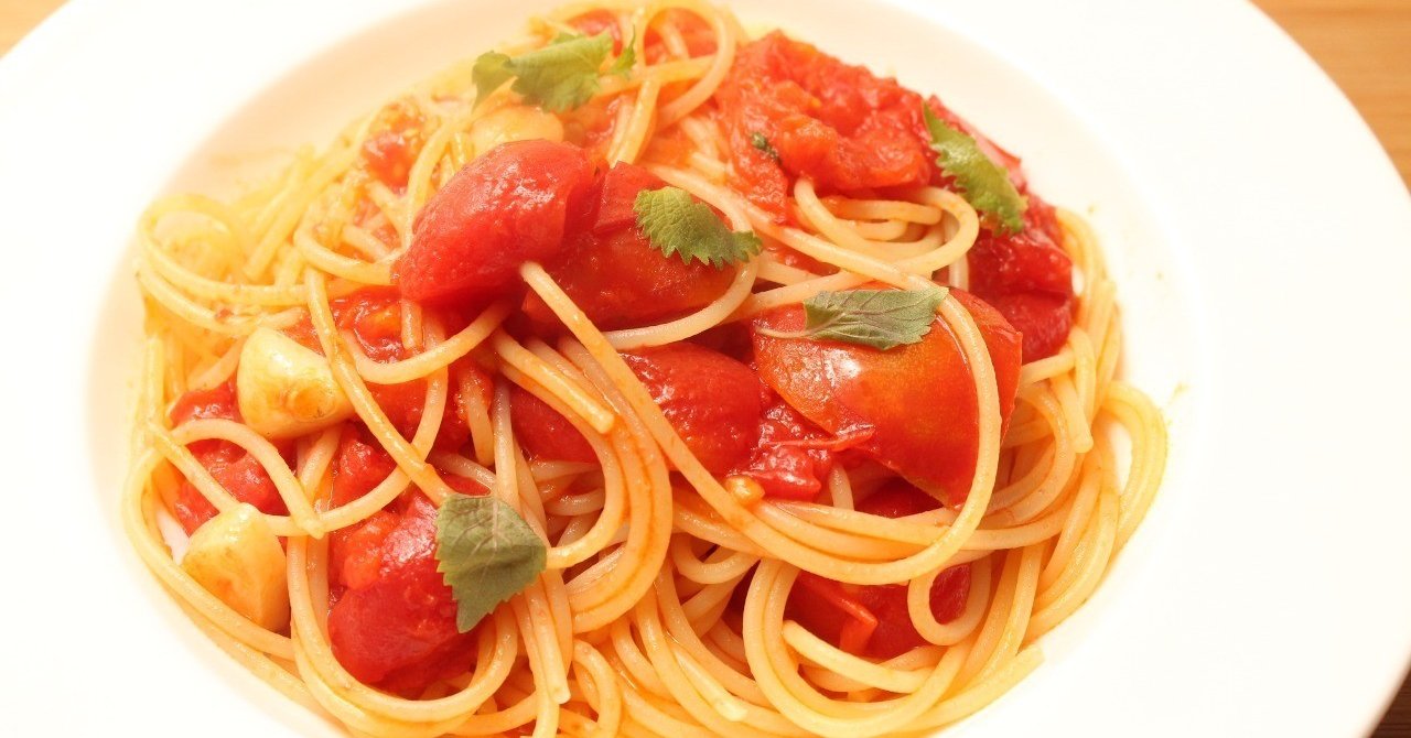 フレッシュトマトのパスタ 樋口直哉 Travelingfoodlab Note