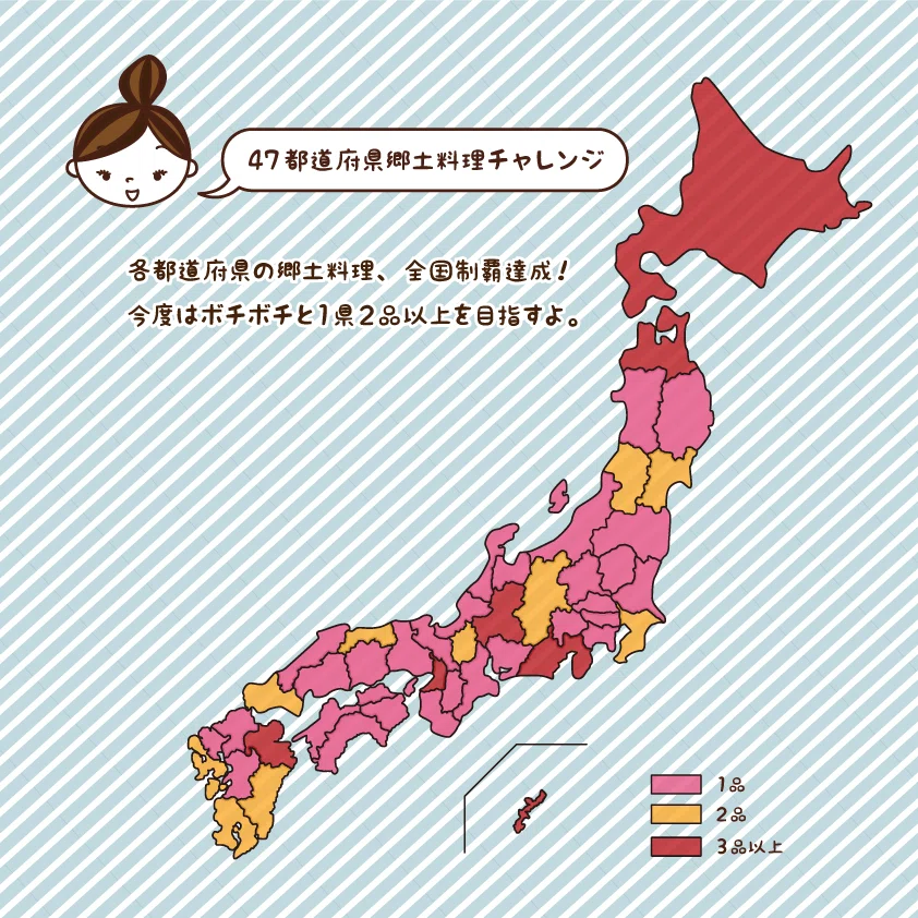 47都道府県郷土料理チャレンジ0211