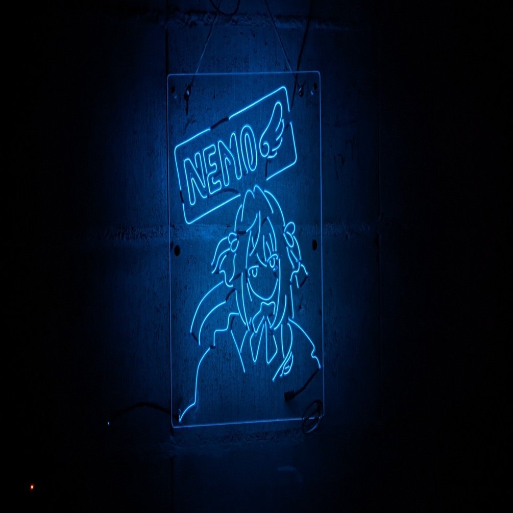 ネオン看板風アクリルボードの作り方｜コココン