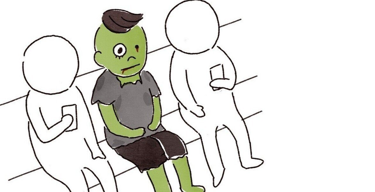 電車でスマホをみて笑うひとと距離を置く心理 おおぬき Note