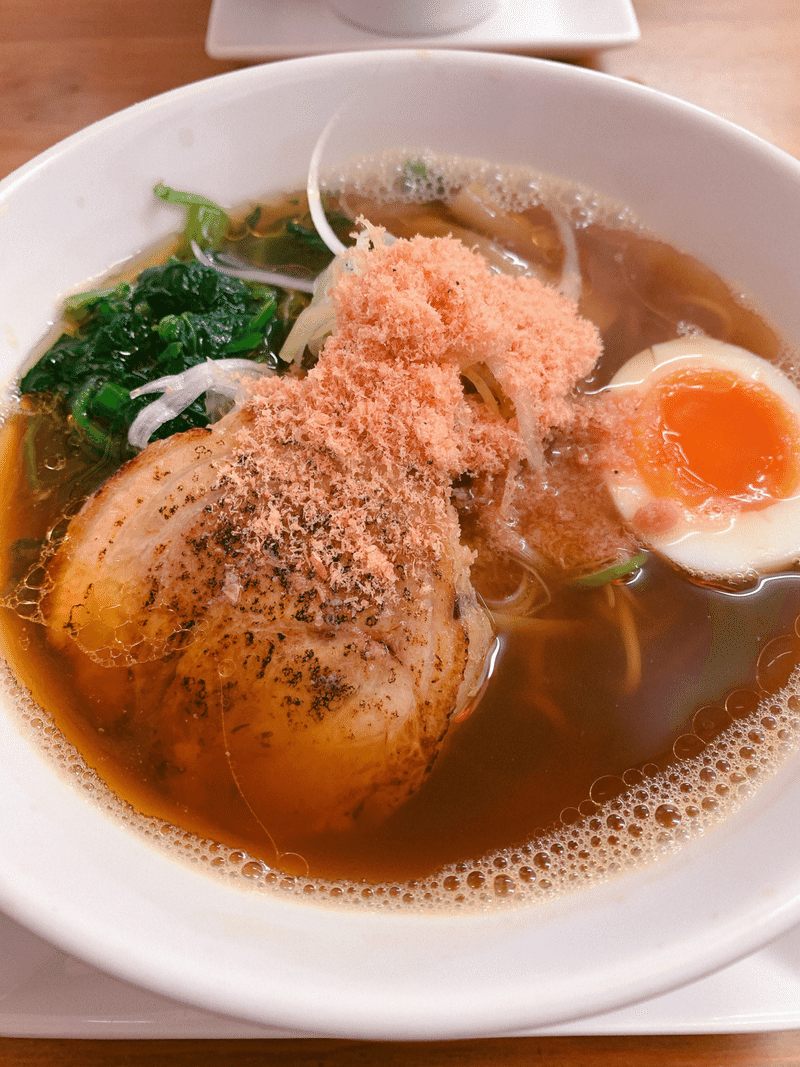 海老醤油ラーメン