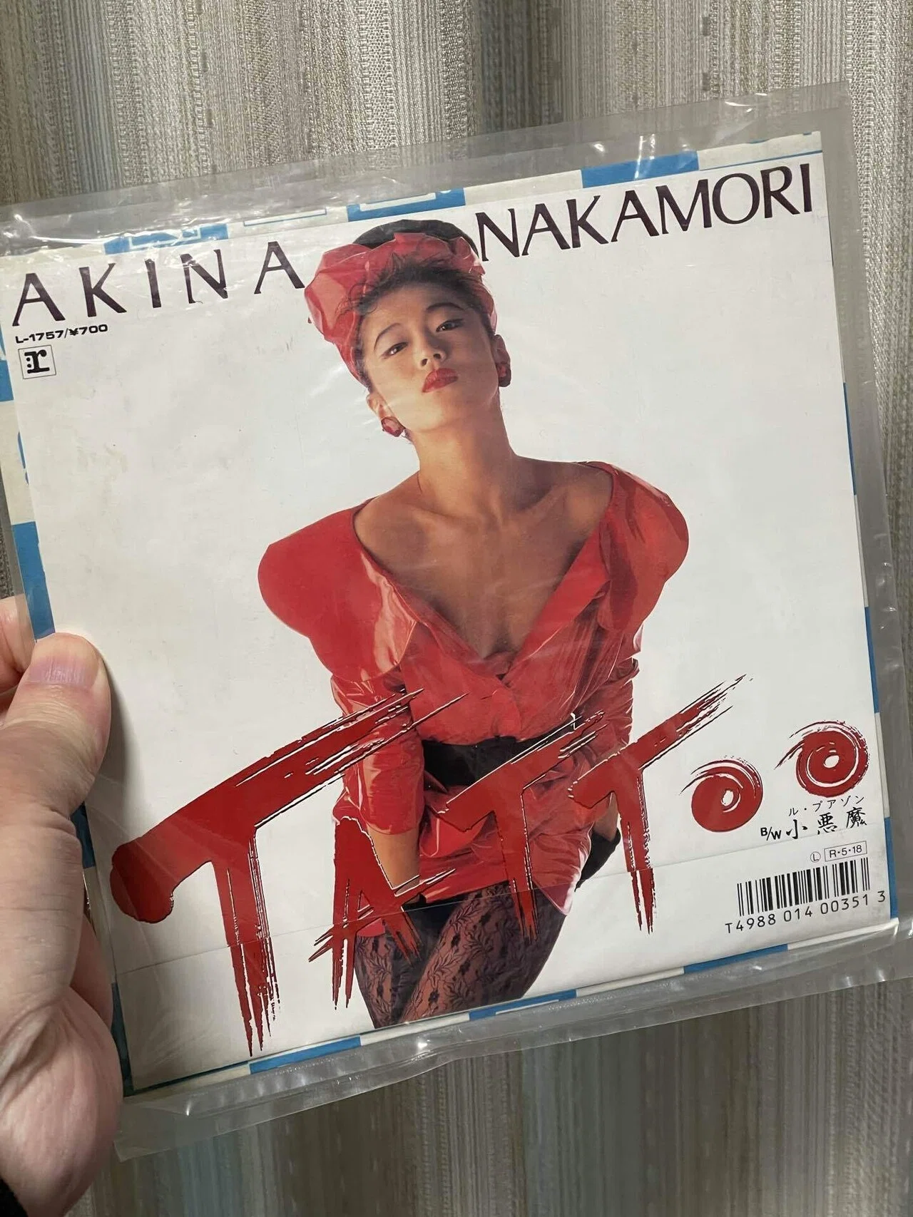 中森明菜 非売品 見本盤 TATTOO レコード 公式通販 プロモ 白ラベル