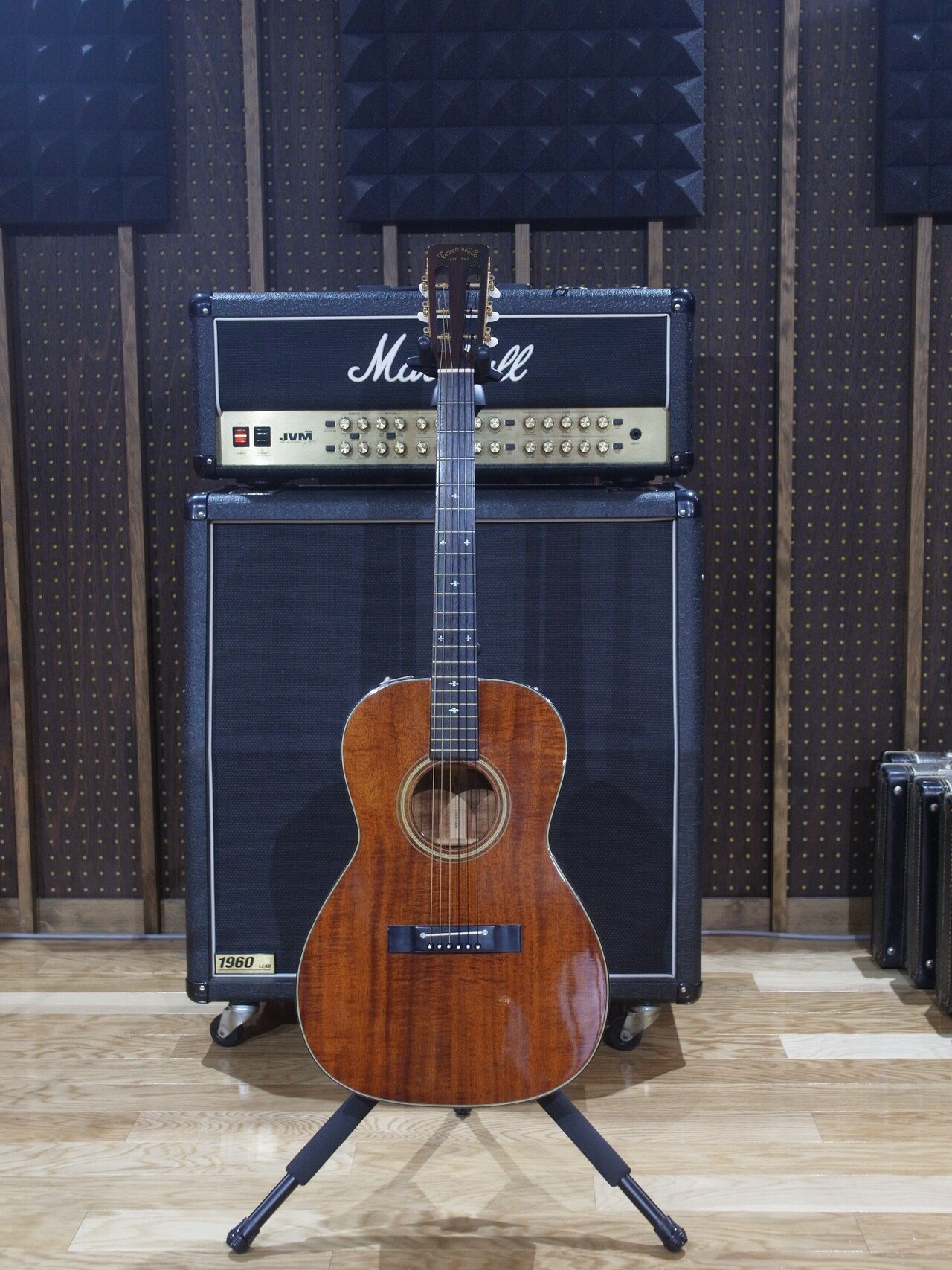 希少80年代製エレアコギター takamine PTN-006